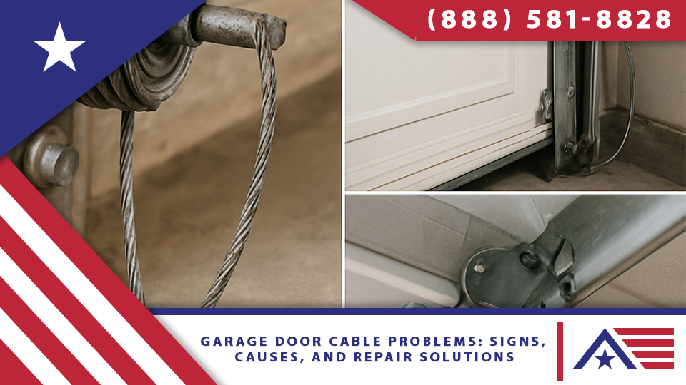 Garage Door Cable Problems: Signs, Causes, and Repair Solutions