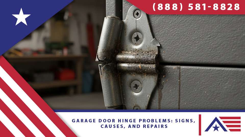Garage Door Hinge Problems Signs, Causes, and Repairs 2