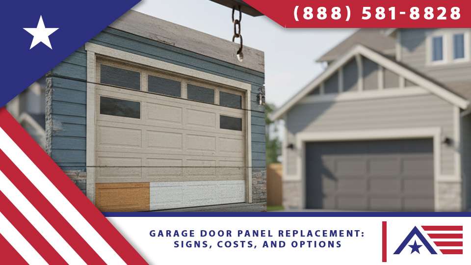 5 Garage Door Panel Replacement Signs, Costs, and Options