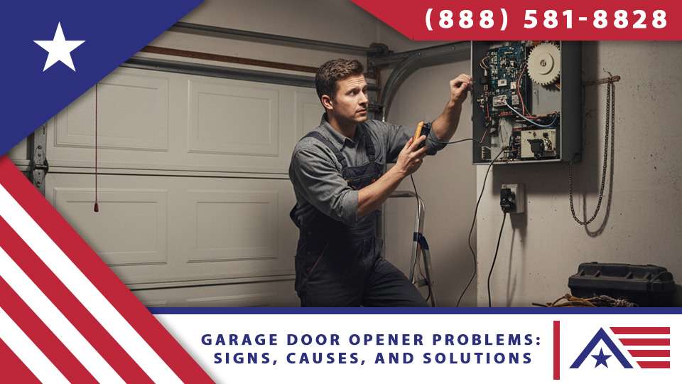 Garage Door Opener Problems: Signs, Causes, and Solutions