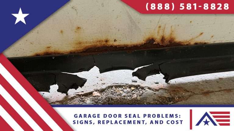 Garage Door Seal Problems: Signs, Replacement, and Cost